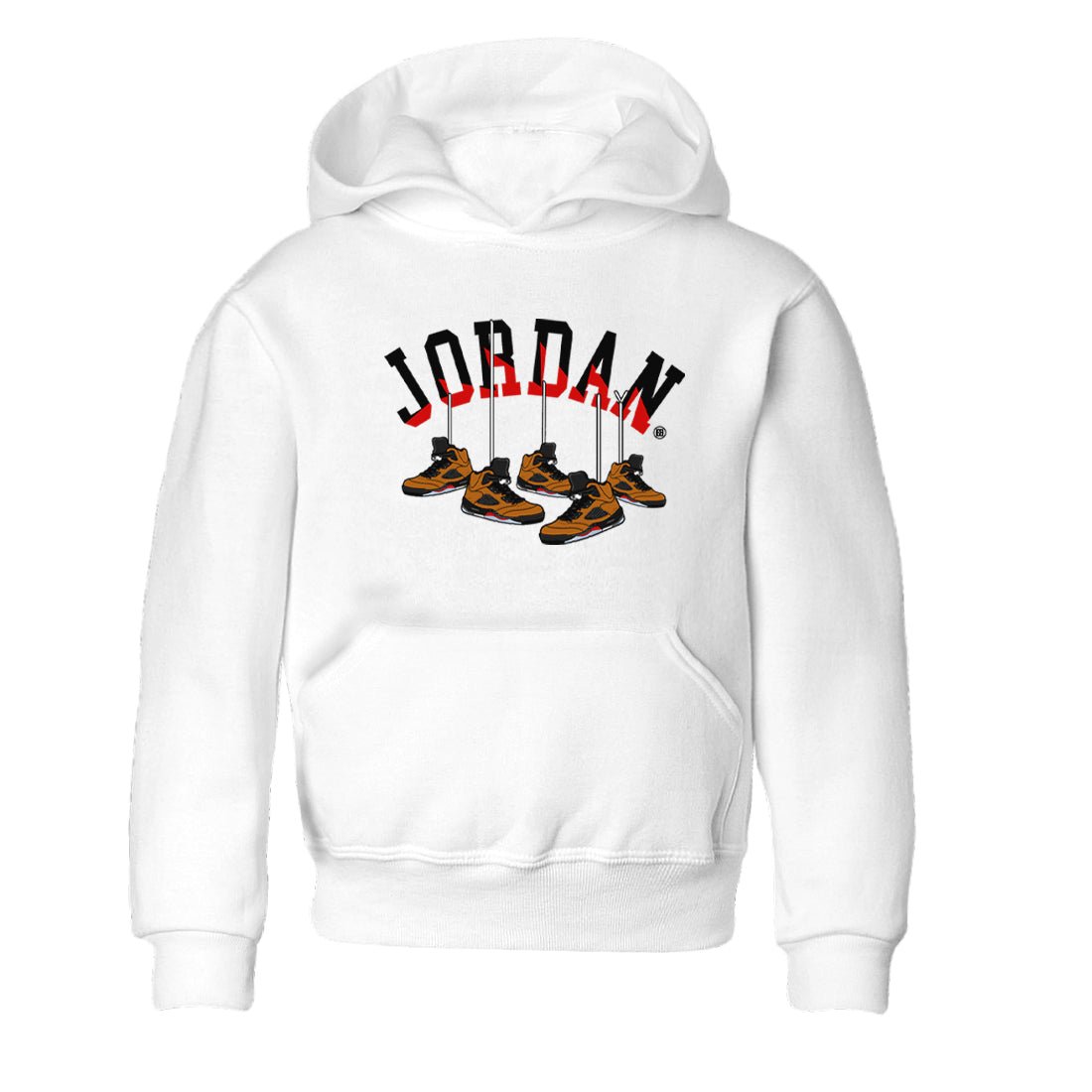 5s Archaeo Brown shirts to match jordans Hanging Sneakers sneaker match tees Air Jordan 5 Archaeo Brown SNRT Sneaker Release Tees Youth Baby White 2 crew neck shirts
