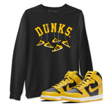 Dunk High Pollen Shirts To Match Jordans Hanging Sneakers sneaker match tees Dunk High Iowa Tee SNRT Sneaker Release Tees unisex cotton Black 1 crew neck shirts