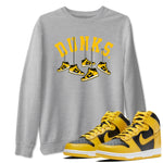 Dunk High Pollen Shirts To Match Jordans Hanging Sneakers sneaker match tees Dunk High Iowa Tee SNRT Sneaker Release Tees unisex cotton Heather Grey 1 crew neck shirts