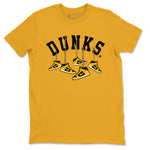 Dunk High Pollen Shirts To Match Jordans Hanging Sneakers sneaker match tees Dunk High Iowa Tee SNRT Sneaker Release Tees unisex cotton Gold 2 crew neck shirts