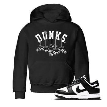 Hanging Sneakers Kids Tops - Dunk Panda - SNRT Sneaker Tee