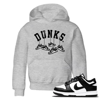 Hanging Sneakers Kids Tops - Dunk Panda - SNRT Sneaker Tee