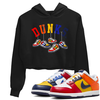 Dunk What The t shirts to match sneakers Hanging Sneakers sneaker match tees Dunk Low CO.JP What The shirt SNRT Sneaker Tees unisex cotton Black 1 crop tee