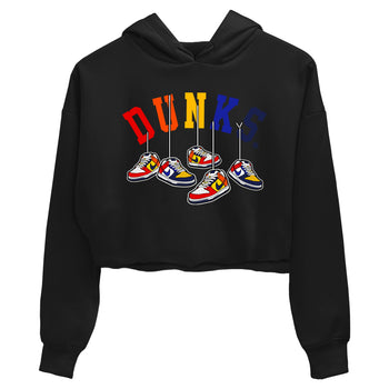Dunk What The t shirts to match sneakers Hanging Sneakers sneaker match tees Dunk Low CO.JP What The shirt SNRT Sneaker Tees unisex cotton Black 2 crop tee