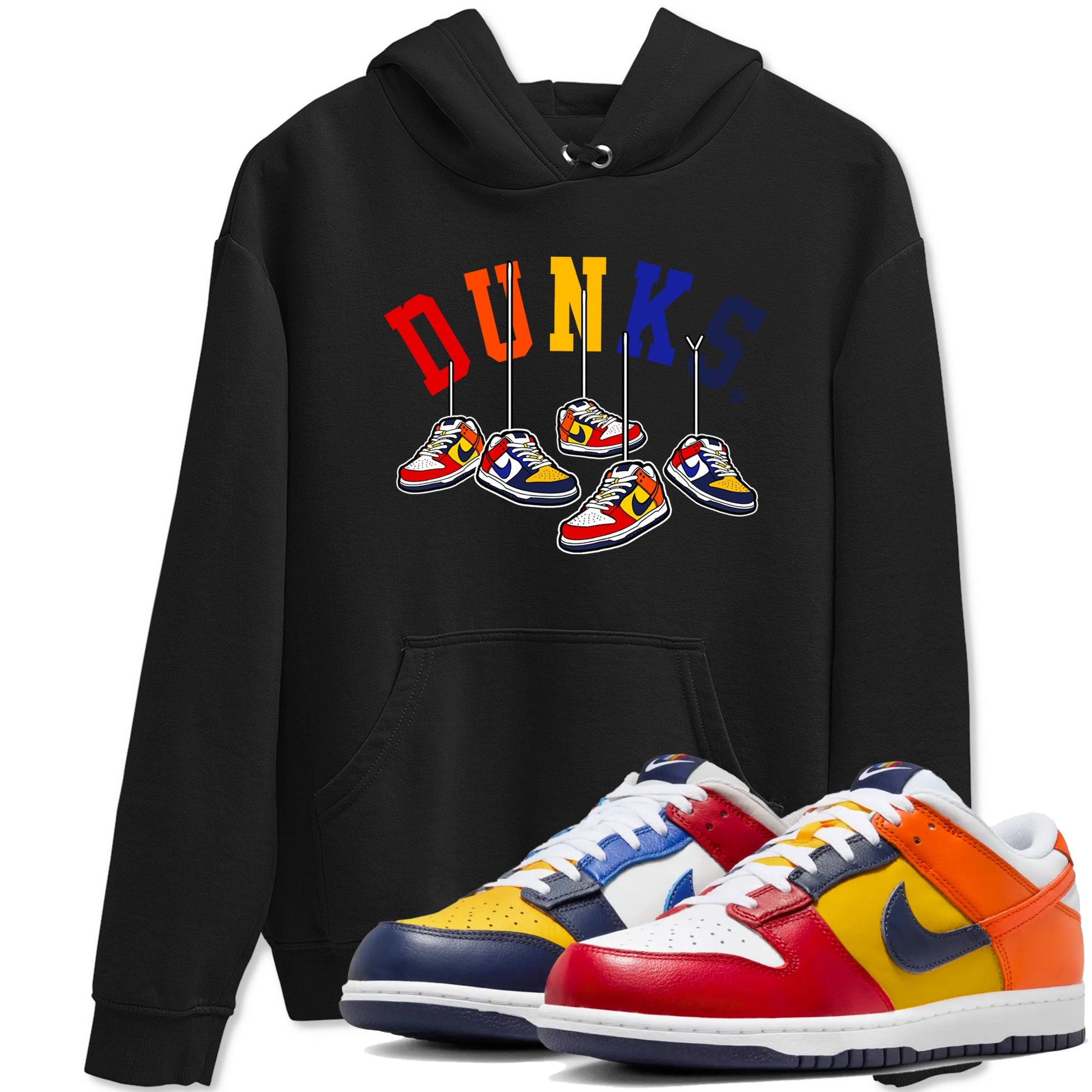 Dunk What The t shirts to match sneakers Hanging Sneakers sneaker match tees Dunk Low CO.JP What The shirt SNRT Sneaker Tees unisex cotton Black 1 shirts