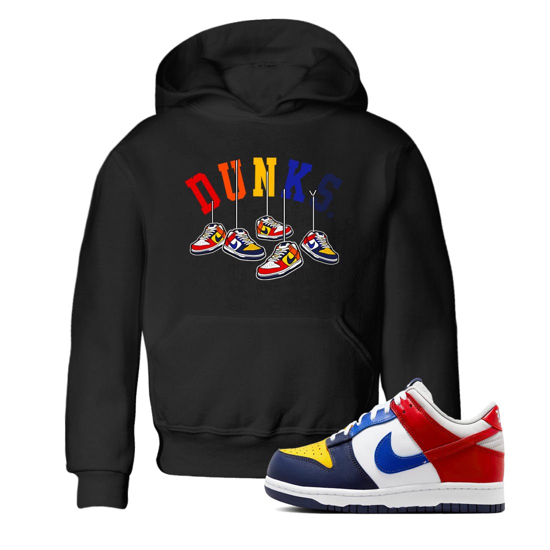 Dunk What The t shirts to match sneakers Hanging Sneakers sneaker match tees Dunk Low CO.JP What The shirt SNRT Sneaker Tees Youth Baby Black 1 tee