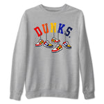 Dunk What The t shirts to match sneakers Hanging Sneakers sneaker match tees Dunk Low CO.JP What The shirt SNRT Sneaker Tees unisex cotton Heather Grey 2 shirts