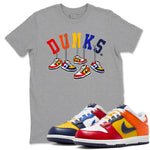 Dunk What The t shirts to match sneakers Hanging Sneakers sneaker match tees Dunk Low CO.JP What The shirt SNRT Sneaker Tees unisex cotton Heather Grey 1 shirts