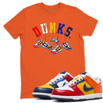 Dunk What The t shirts to match sneakers Hanging Sneakers sneaker match tees Dunk Low CO.JP What The shirt SNRT Sneaker Tees unisex cotton Orange 1 shirts