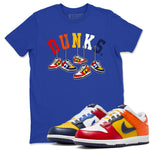 Dunk What The t shirts to match sneakers Hanging Sneakers sneaker match tees Dunk Low CO.JP What The shirt SNRT Sneaker Tees unisex cotton Royal Blue 1 shirts