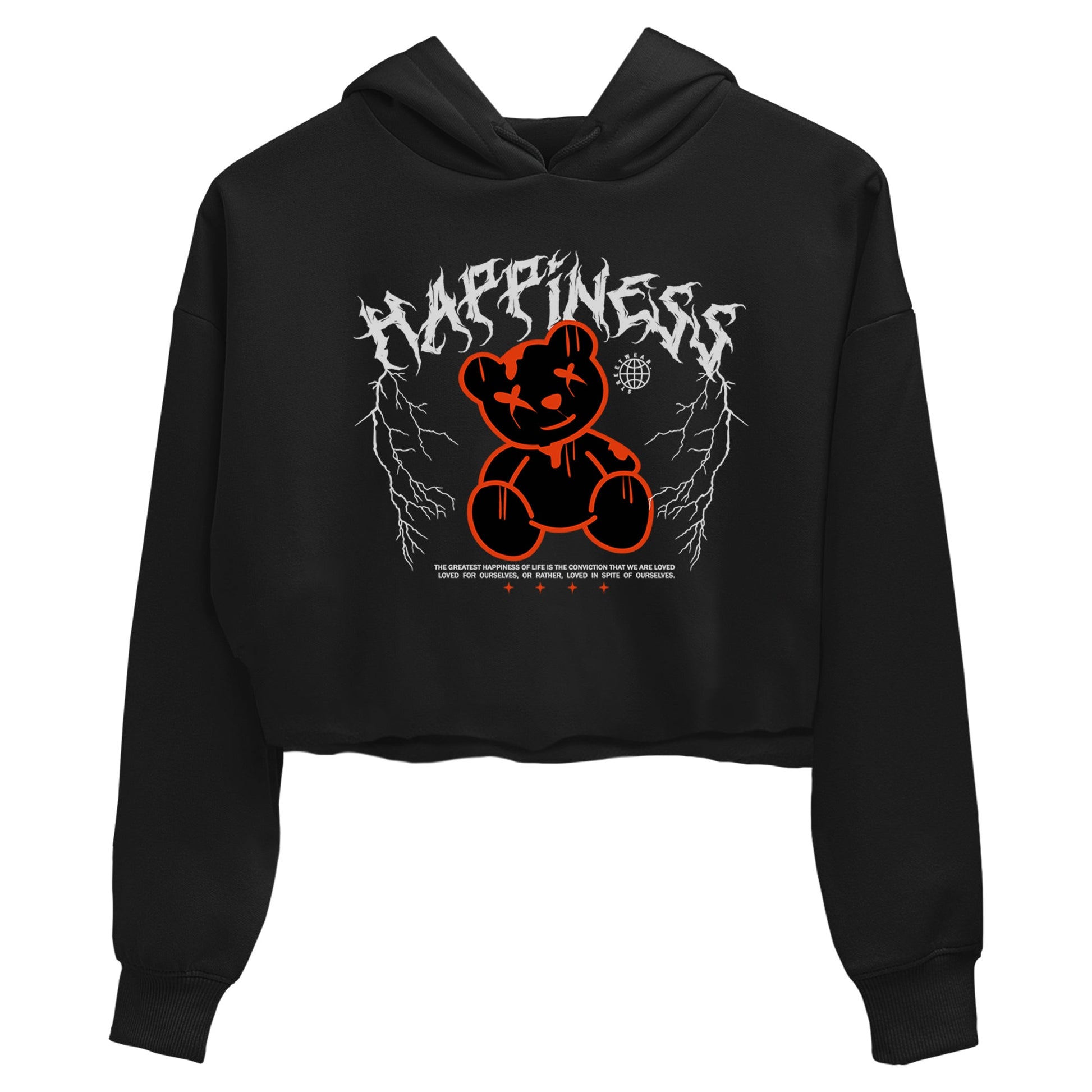 Foams One Jin shirts to match jordans Happiness Bear sneaker match tees Air Foamposite One Jin match shoes to clothes SNRT Sneaker Tees unisex cotton Black 2 crop tee