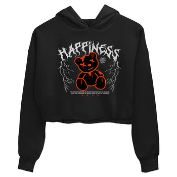 Foams One Jin shirts to match jordans Happiness Bear sneaker match tees Air Foamposite One Jin match shoes to clothes SNRT Sneaker Tees unisex cotton Black 2 crop tee