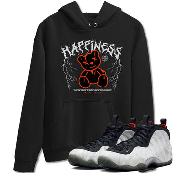 Foams One Jin shirts to match jordans Happiness Bear sneaker match tees Air Foamposite One Jin match shoes to clothes SNRT Sneaker Tees unisex cotton Black 1 shirts
