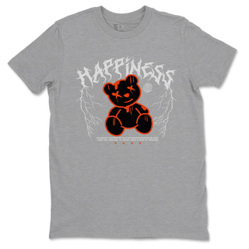 Foams One Jin shirts to match jordans Happiness Bear sneaker match tees Air Foamposite One Jin match shoes to clothes SNRT Sneaker Tees unisex cotton Heather Grey 2 shirts