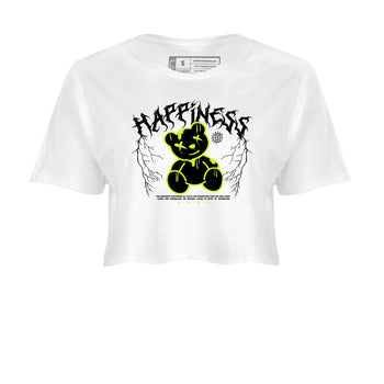 Air Force 1 Low Dance Volt t-shirts to match sneakers Happiness Bear sneaker match tees Air Force 1 Volt match shoes to clothes SNRT Sneaker Tees unisex cotton White 2 crop tee