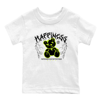 Air Force 1 Low Dance Volt t-shirts to match sneakers Happiness Bear sneaker match tees Air Force 1 Volt match shoes to clothes SNRT Sneaker Tees Youth Baby White 2 tee