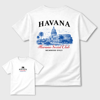 Havana Club sneaker match t-shirt styled to complete your fit with the Air Jordan 1 Union x Fragment sneakers, Front and Back Graphic Tee