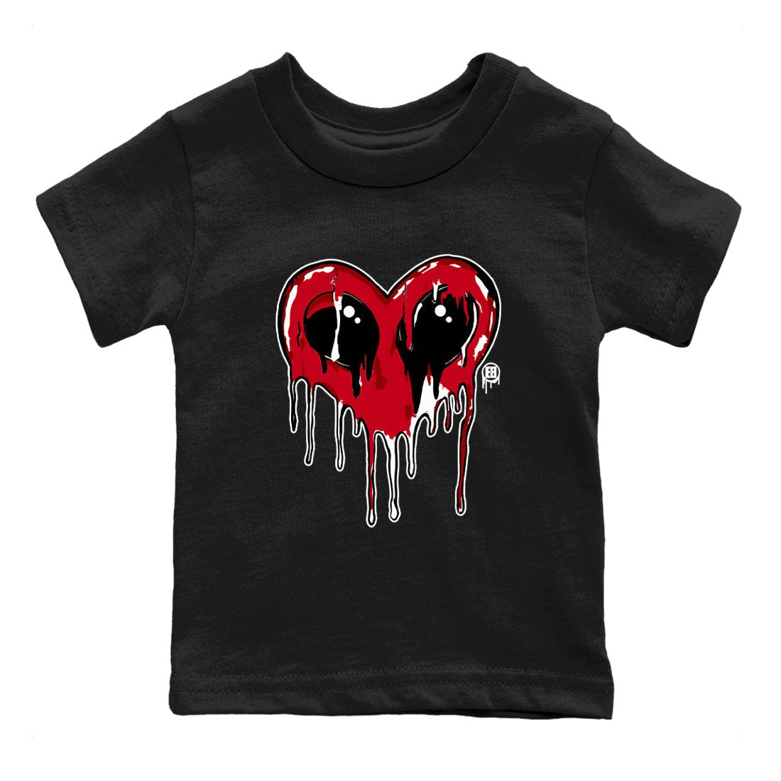 Jordan 1 High '85 "Bred" Graphic shirts Heart Alien Valentine Gift shirts Air Jordan 1 '85 Bred best t-shirts to wear with jordans SNRT Sneaker Tees Youth Baby Black 2 tee