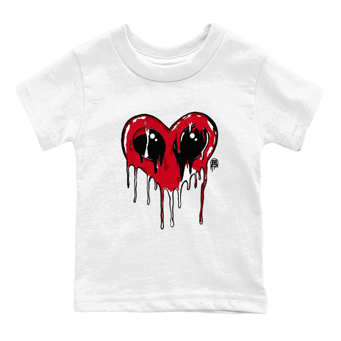 Jordan 1 High '85 "Bred" Graphic shirts Heart Alien Valentine Gift shirts Air Jordan 1 '85 Bred best t-shirts to wear with jordans SNRT Sneaker Tees Youth Baby White 2 tee