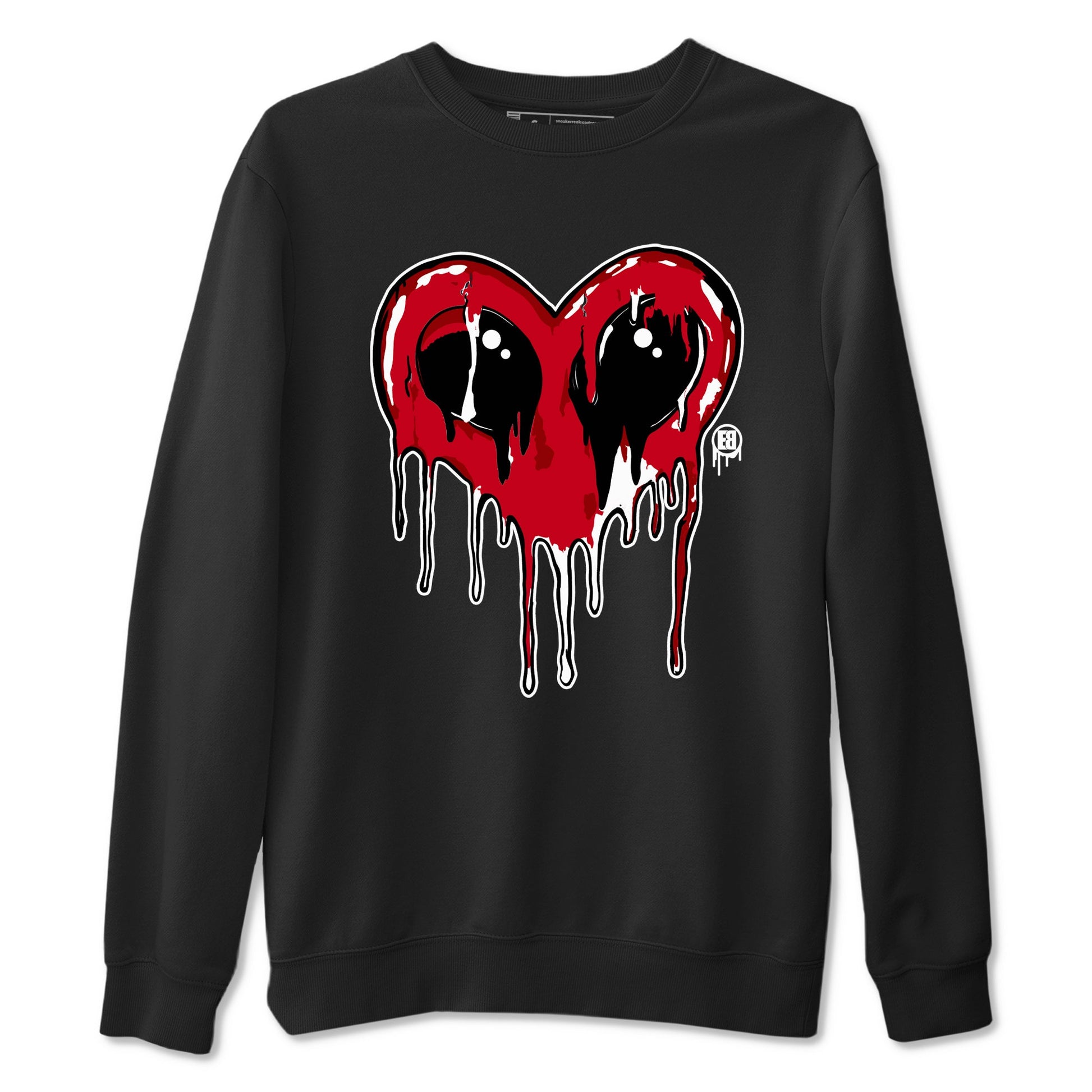 Jordan 1 High '85 "Bred" Graphic shirts Heart Alien Valentine Gift shirts Air Jordan 1 '85 Bred best t-shirts to wear with jordans SNRT Sneaker Tees unisex cotton Black 2 shirts