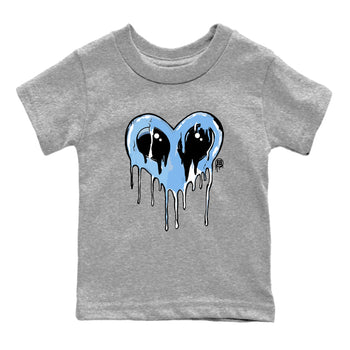 AJ11 Legend Blue Graphic shirts Heart Alien Valentine Gift shirts Air Jordan 11 Legend Blue best t-shirts to wear with jordans SNRT Sneaker Tees Youth Baby Heather Grey 2 tee
