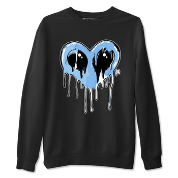 AJ11 Legend Blue Graphic shirts Heart Alien Valentine Gift shirts Air Jordan 11 Legend Blue best t-shirts to wear with jordans SNRT Sneaker Tees unisex cotton Black 2 shirts