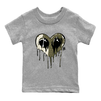 Sneaker match tees – Sneaker Tees To Match Air Jordan 3 Family Affair Shoes – Heart Alien Kids T-Shirt Heather Grey 2