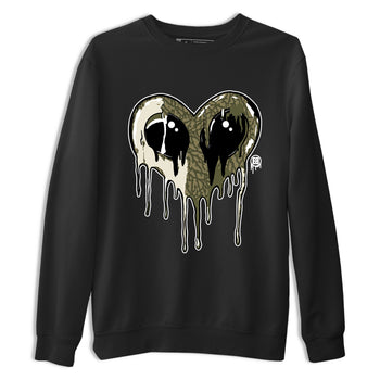 Sneaker match tees – Sneaker Tees To Match Air Jordan 3 Family Affair Shoes – Heart Alien Tee Black 2