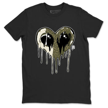 Sneaker match tees – Sneaker Tees To Match Air Jordan 3 Family Affair Shoes – Heart Alien Tee Black 2