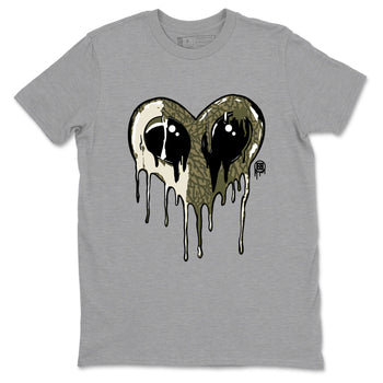 Sneaker match tees – Sneaker Tees To Match Air Jordan 3 Family Affair Shoes – Heart Alien Tee Heather Grey 2