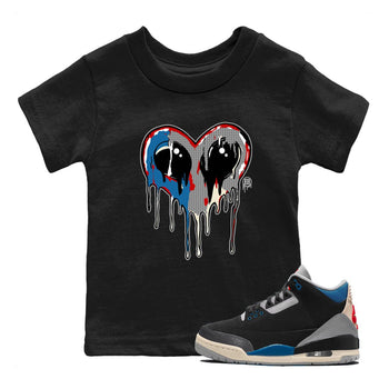AJ3 Rare Air Graphic shirts Heart Alien Valentine Gift shirts Air Jordan 3 Rare Air best t-shirts to wear with jordans SNRT Sneaker Tees Youth Baby Black 1 tee