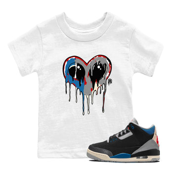 AJ3 Rare Air Graphic shirts Heart Alien Valentine Gift shirts Air Jordan 3 Rare Air best t-shirts to wear with jordans SNRT Sneaker Tees Youth Baby White 1 tee