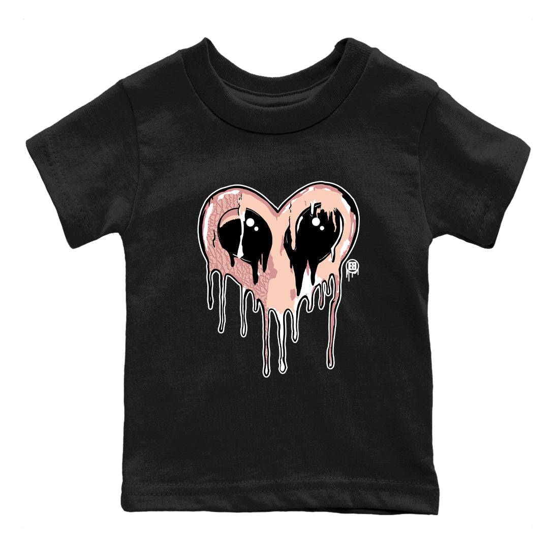 Air Jordan 3 Valentine's Day Graphic shirts Heart Alien Valentine Gift shirts Air Jordan 3 Washed Coral best t-shirts to wear with jordans SNRT Sneaker Tees Youth Baby Black 2 tee