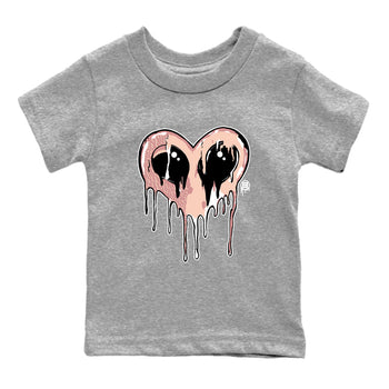 Air Jordan 3 Valentine's Day Graphic shirts Heart Alien Valentine Gift shirts Air Jordan 3 Washed Coral best t-shirts to wear with jordans SNRT Sneaker Tees Youth Baby Heather Grey 2 tee