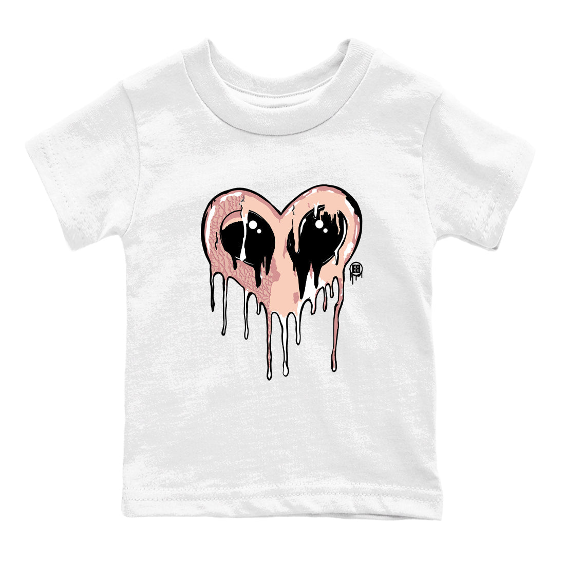 Air Jordan 3 Valentine's Day Graphic shirts Heart Alien Valentine Gift shirts Air Jordan 3 Washed Coral best t-shirts to wear with jordans SNRT Sneaker Tees Youth Baby White 2 tee
