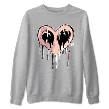 Air Jordan 3 Valentine's Day Graphic shirts Heart Alien Valentine Gift shirts Air Jordan 3 Washed Coral best t-shirts to wear with jordans SNRT Sneaker Tees unisex cotton Heather Grey 2 shirts