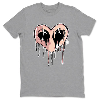Air Jordan 3 Valentine's Day Graphic shirts Heart Alien Valentine Gift shirts Air Jordan 3 Washed Coral best t-shirts to wear with jordans SNRT Sneaker Tees unisex cotton Heather Grey 2 shirts
