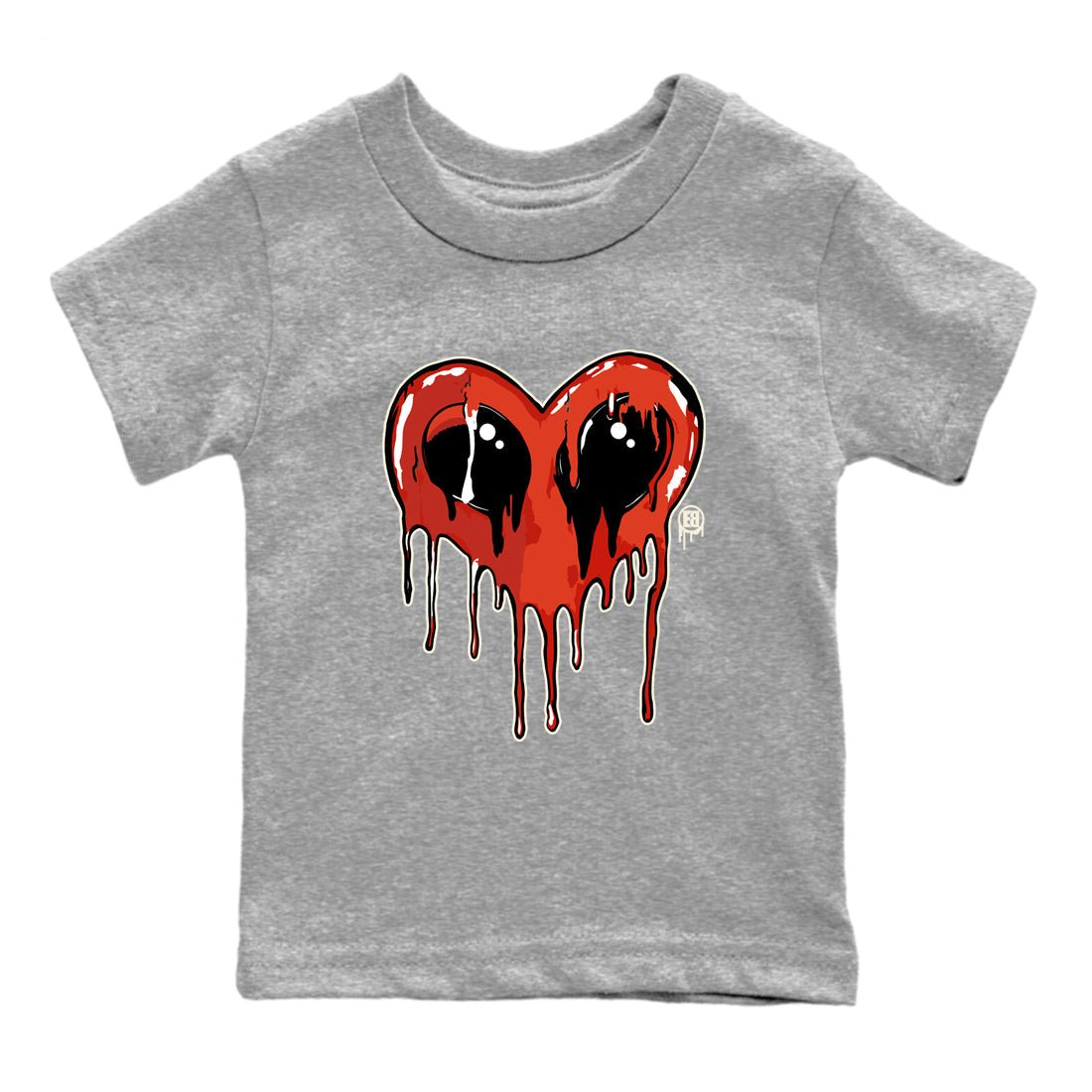 4s Nigel Sylvesterto match jordans Heart Alien best t shirts to wear with jordans Nigel Sylvester x Air Jordan 4 Brick by Brick match shoes to clothes SNRT Sneaker Tees Youth Baby Heather Grey 2 tee