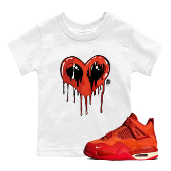 4s Nigel Sylvesterto match jordans Heart Alien best t shirts to wear with jordans Nigel Sylvester x Air Jordan 4 Brick by Brick match shoes to clothes SNRT Sneaker Tees Youth Baby White 1 tee