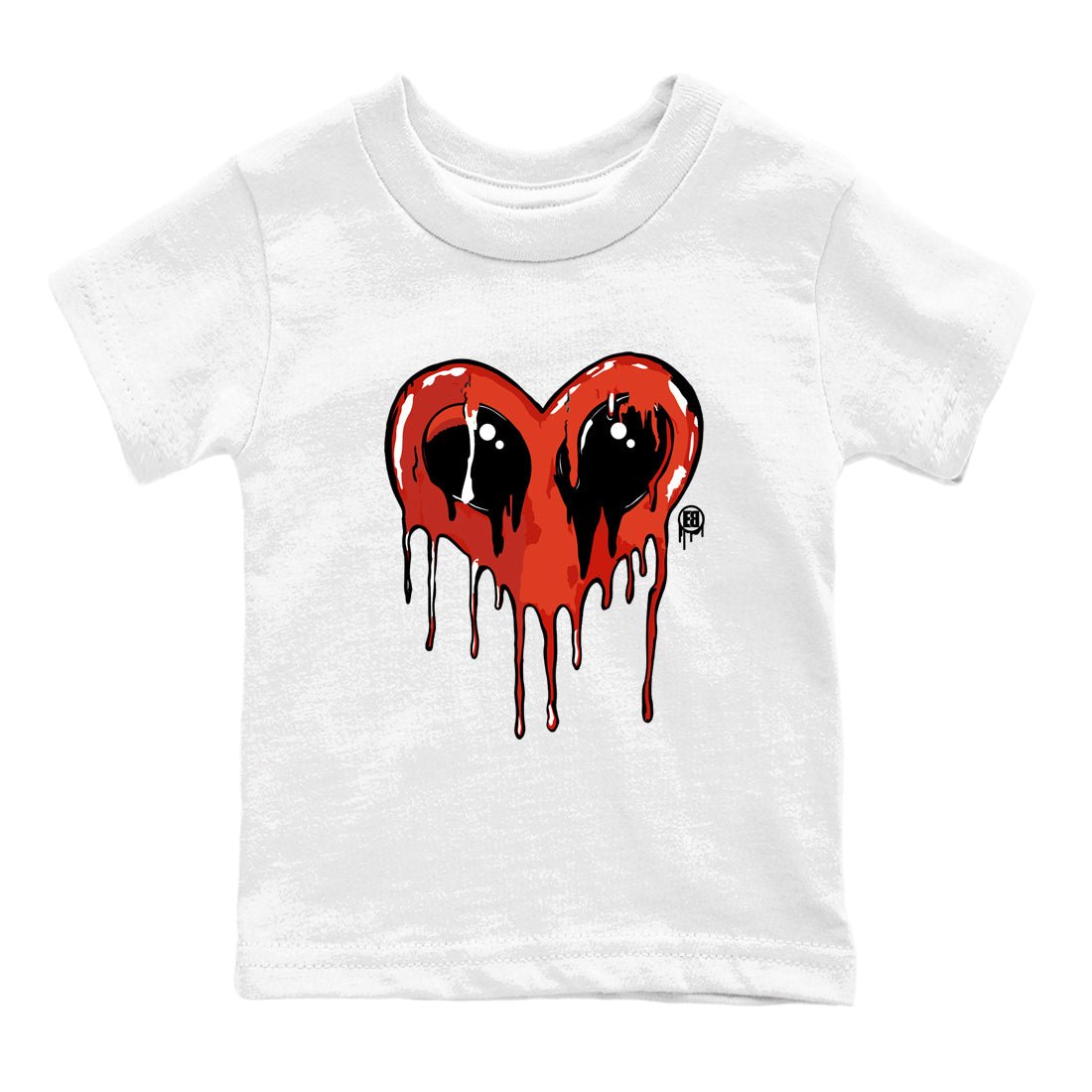 4s Nigel Sylvesterto match jordans Heart Alien best t shirts to wear with jordans Nigel Sylvester x Air Jordan 4 Brick by Brick match shoes to clothes SNRT Sneaker Tees Youth Baby White 2 tee