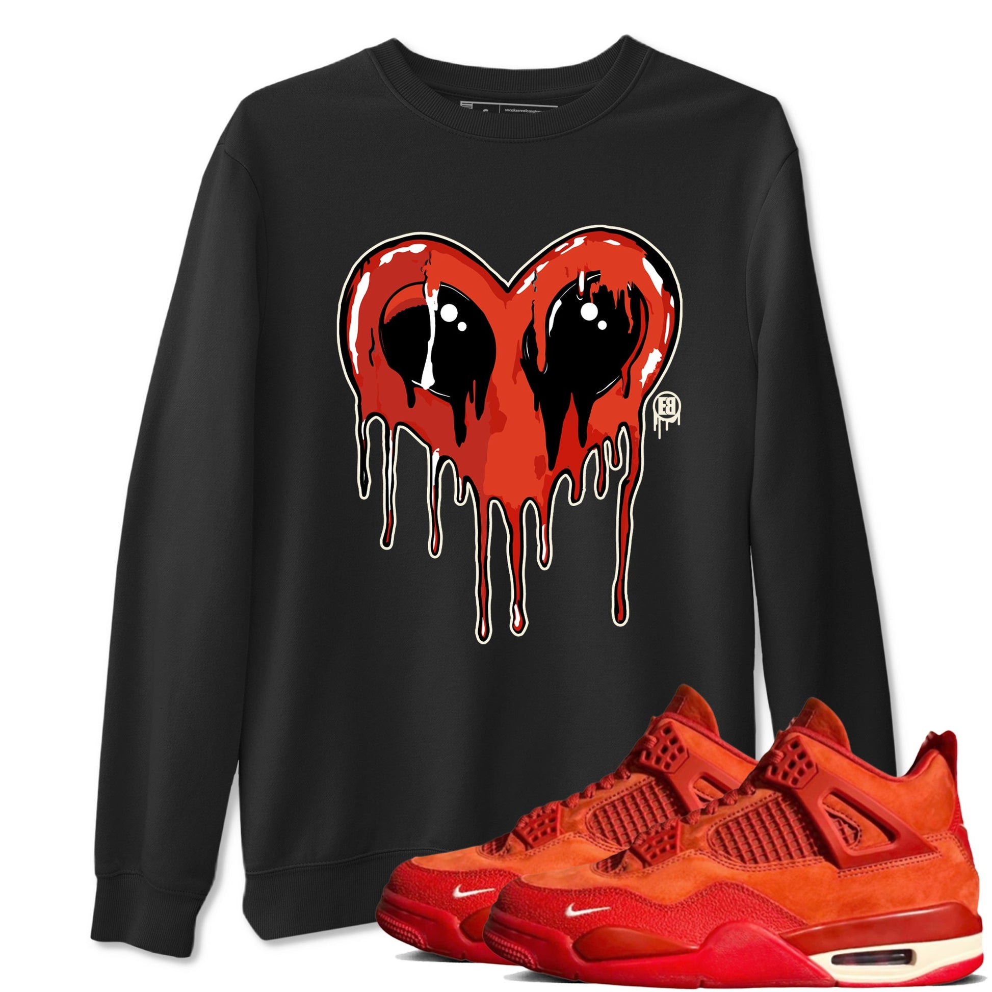 4s Nigel Sylvesterto match jordans Heart Alien best t shirts to wear with jordans Nigel Sylvester x Air Jordan 4 Brick by Brick match shoes to clothes SNRT Sneaker Tees unisex cotton Black 1 shirts