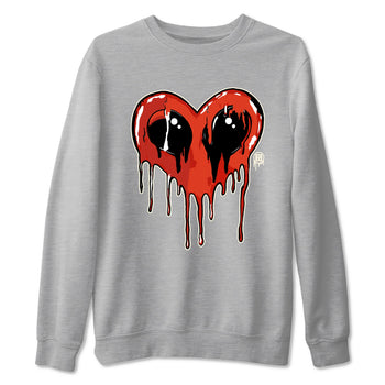 4s Nigel Sylvesterto match jordans Heart Alien best t shirts to wear with jordans Nigel Sylvester x Air Jordan 4 Brick by Brick match shoes to clothes SNRT Sneaker Tees unisex cotton Heather Grey 2 shirts