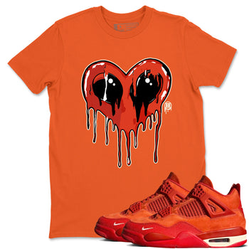 4s Nigel Sylvesterto match jordans Heart Alien best t shirts to wear with jordans Nigel Sylvester x Air Jordan 4 Brick by Brick match shoes to clothes SNRT Sneaker Tees unisex cotton Orange 1 shirts