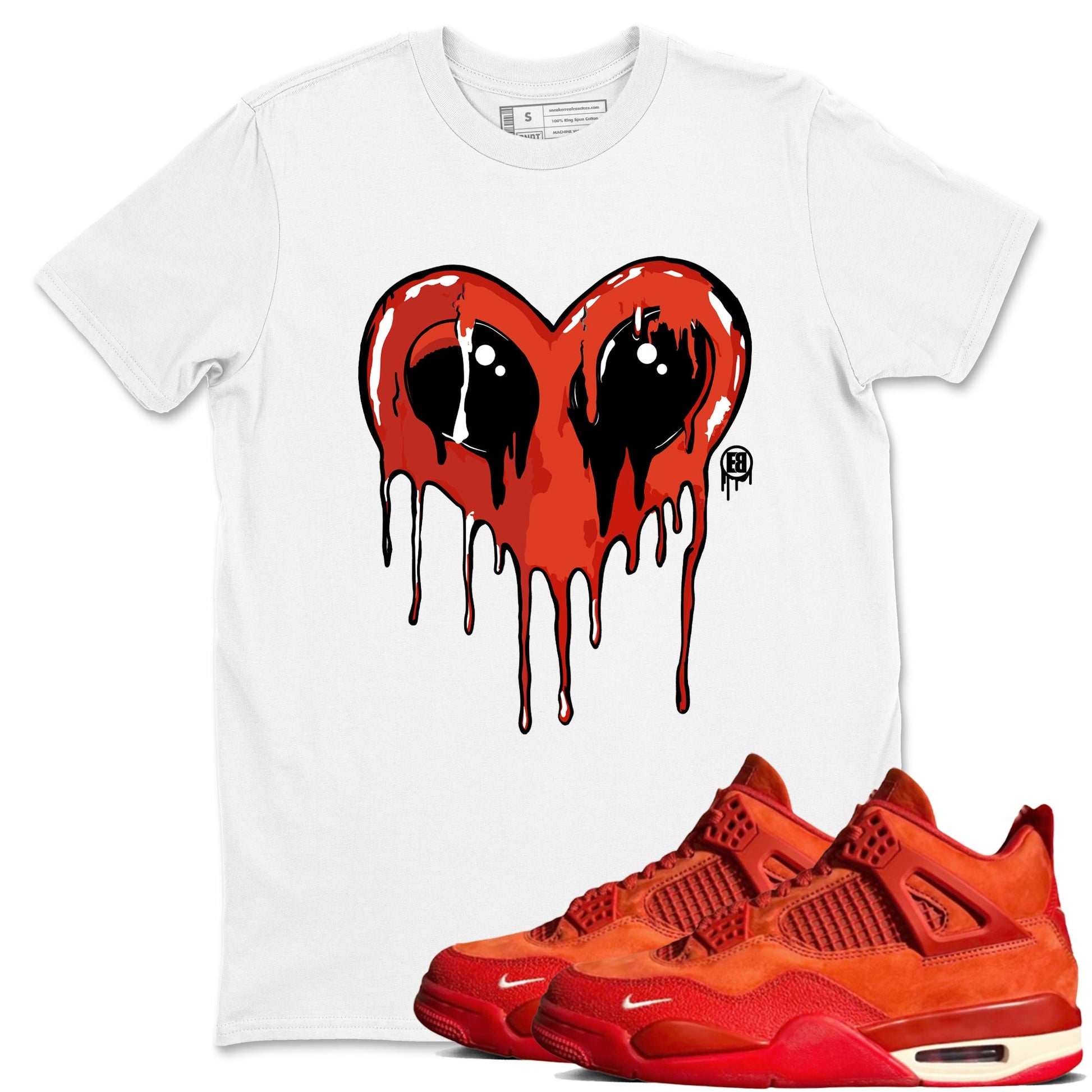 4s Nigel Sylvesterto match jordans Heart Alien best t shirts to wear with jordans Nigel Sylvester x Air Jordan 4 Brick by Brick match shoes to clothes SNRT Sneaker Tees unisex cotton White 1 shirts