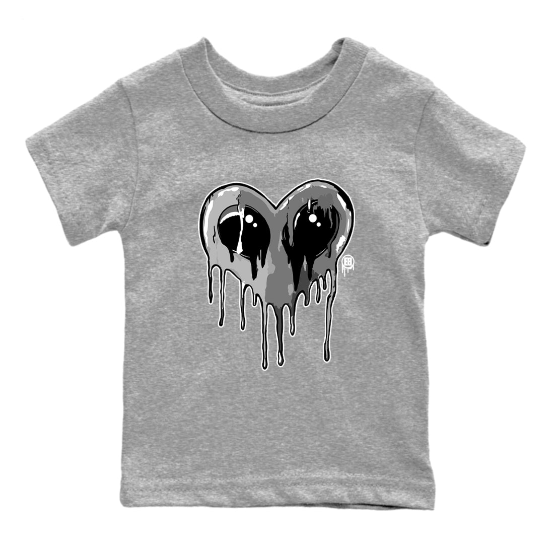 Air Jordan 9 Cool Grey Graphic shirts Heart Alien Valentine Gift shirts Air Jordan 9 Cool Grey best t-shirts to wear with jordans SNRT Sneaker Tees Youth Baby Heather Grey 2 tee