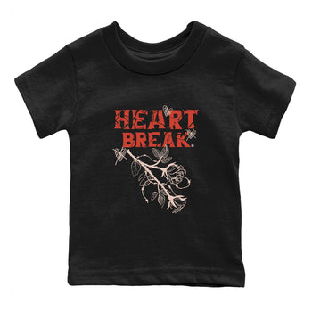 Air Jordan 13 Dune Red shirts to match jordans Heart Break sneaker match tees AJ13 Dune Red Sneaker Shirts SNRT Sneaker Tees streetwear brand Baby and Youth Black 2 cotton tee