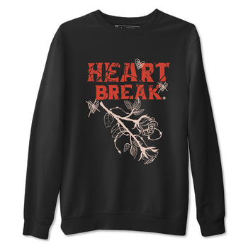 Air Jordan 13 Dune Red shirts to match jordans Heart Break sneaker match tees AJ13 Dune Red Sneaker Shirts SNRT Sneaker Tees streetwear brand Black 2 unisex cotton tee