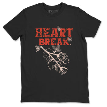 Air Jordan 13 Dune Red shirts to match jordans Heart Break sneaker match tees AJ13 Dune Red Sneaker Shirts SNRT Sneaker Tees streetwear brand Black 2 unisex cotton tee