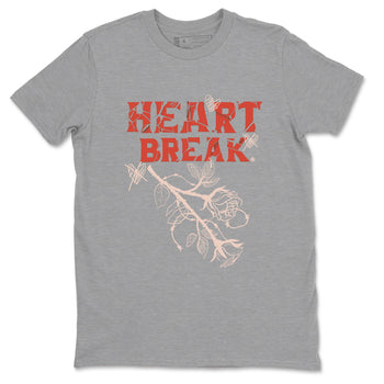 Air Jordan 13 Dune Red shirts to match jordans Heart Break sneaker match tees AJ13 Dune Red Sneaker Shirts SNRT Sneaker Tees streetwear brand Heather Grey 2 unisex cotton tee