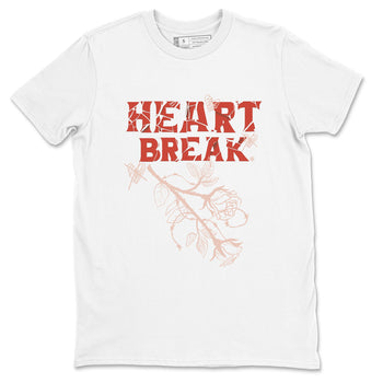 Air Jordan 13 Dune Red shirts to match jordans Heart Break sneaker match tees AJ13 Dune Red Sneaker Shirts SNRT Sneaker Tees streetwear brand White 2 unisex cotton tee